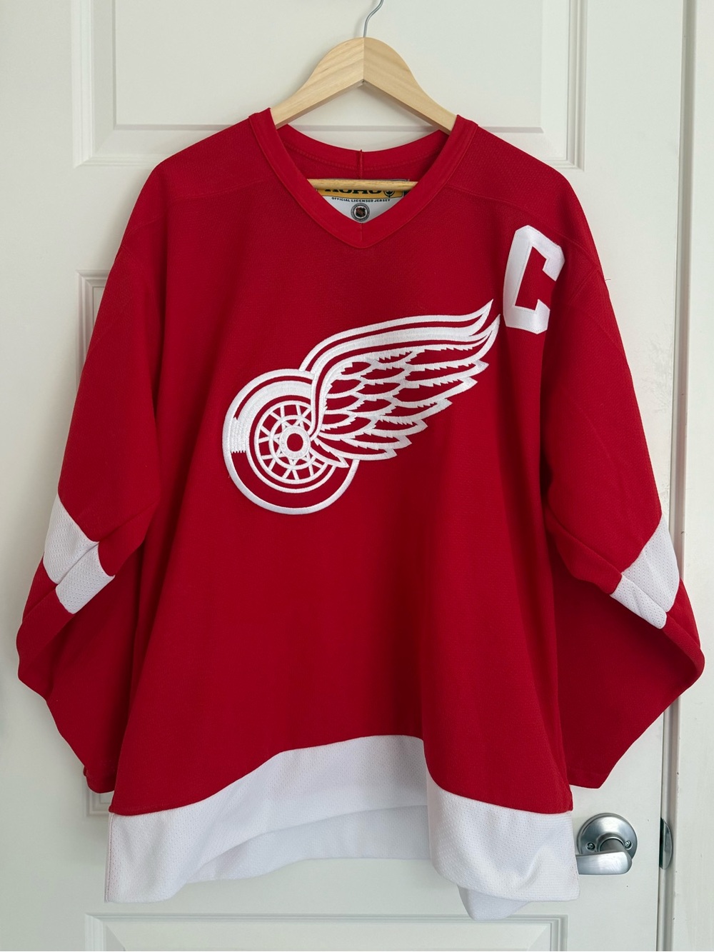Koho Todd McLellan Detroit Red Wings NHL Hockey Jersey Vintage Red Adult Large 3